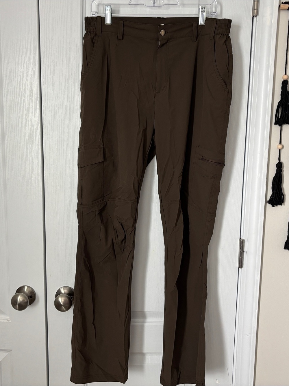 NONWE Women’s Cargo Pants - Forest Green - 32”